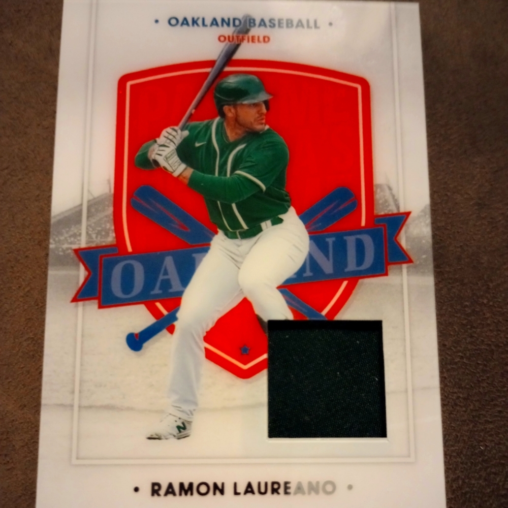 Ramon Laureano 2021 Panini Chronicles America's Pastime Patch Insert MINT-GEM